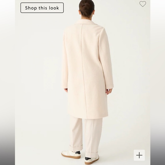 Daphne coat in Italian boiled wool - Picture 2 of 3